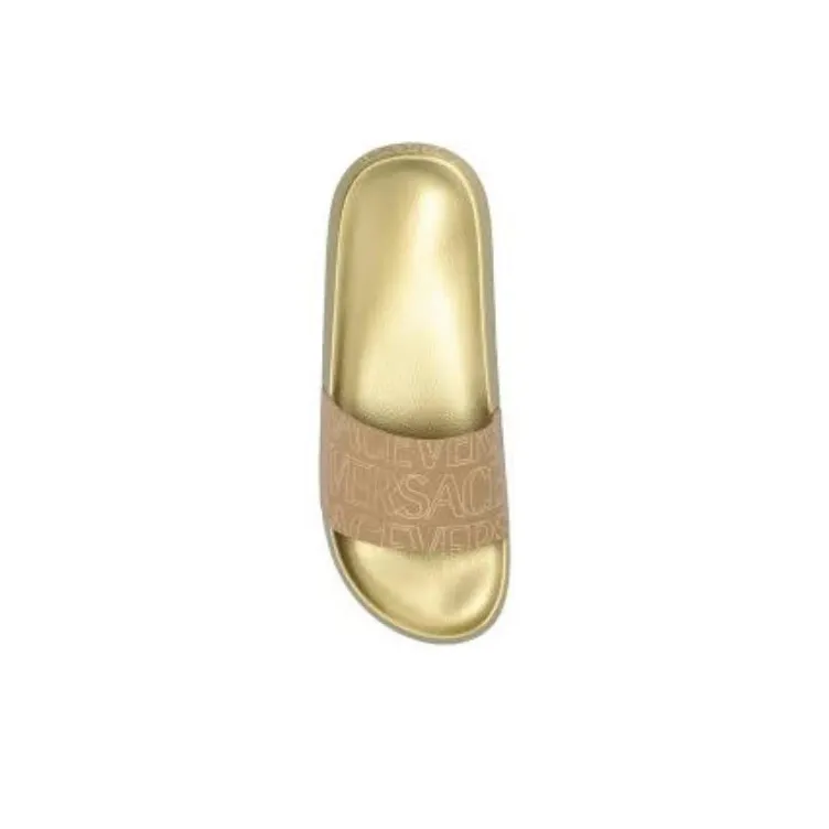 VERSACE Allover Open-toe Slides-2
