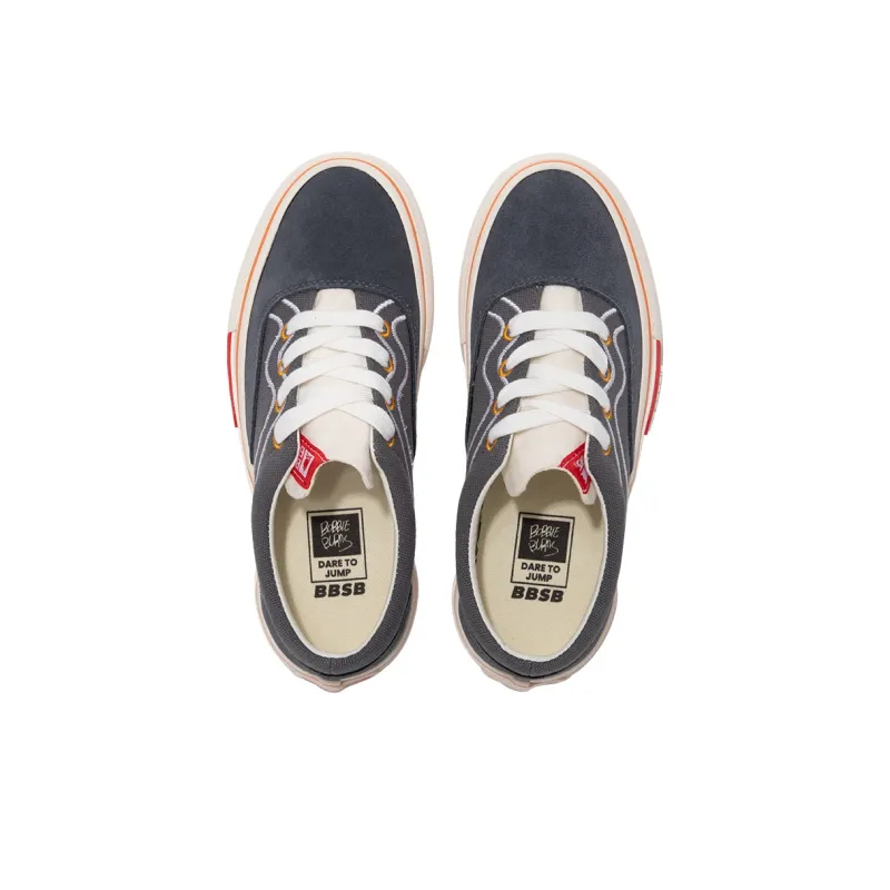 BOBBIE BURNS Anti-Slip Wear-Resistant Low-Top Canvas Shoes Unisex Gray-3