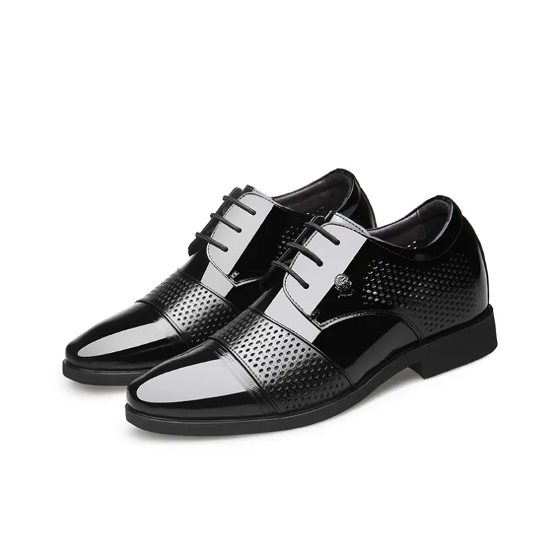 LAORENTOU Dress Shoes Men Low Top Brown-21