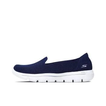 Skechers Goga Mat Cushioned Slip-Resistant Low-Top Sports Casual Shoes Women's Marine Blue
