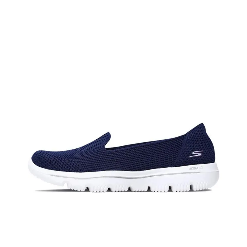 Skechers Goga Mat Cushioned Slip-Resistant Low-Top Sports Casual Shoes Women's Marine Blue-0