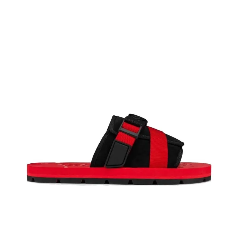 CL LUBOTING Slide Slippers Men's Red-1