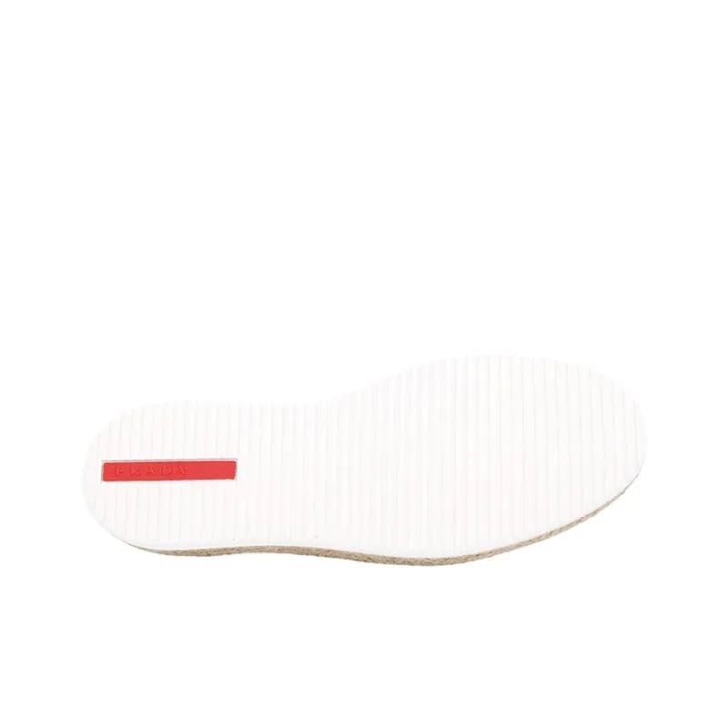 PRADA Stylish Skateboarding Shoes Men's White-4