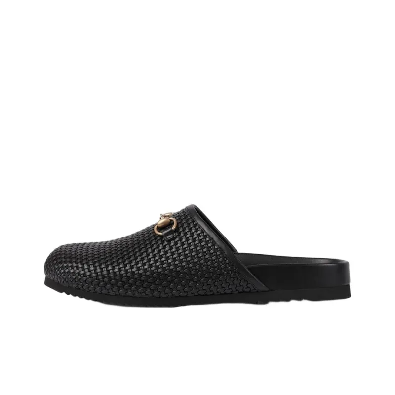 GUCCI Closed Toe Slippers Men's Black-0