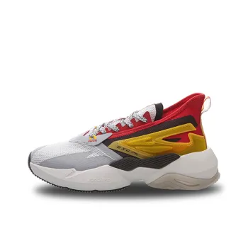 LiNing Exceed Cushioning Anti Slip And Wear Resistant Low Top Running Shoes Men's Vermilion
