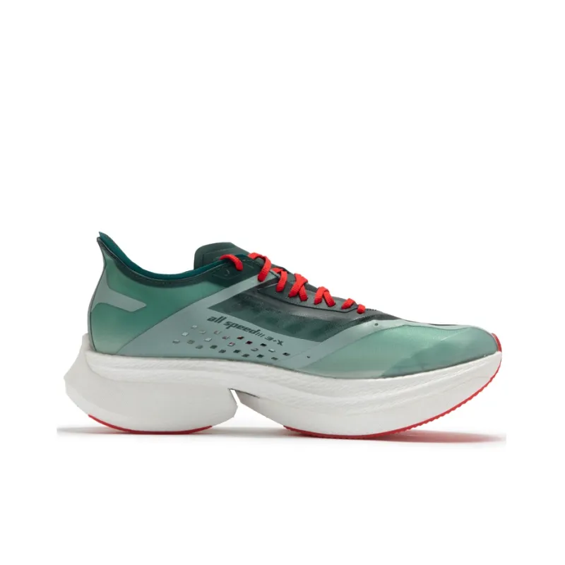 361° United Cushioning Anti Slip And Wear Resistant Lightweight Rebound Low Top Running Shoes Unisex Sago Green-1