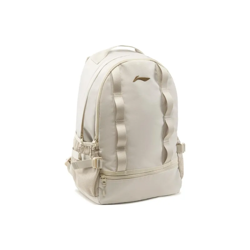 LiNing Polyamide Backpack Regular Unisex Oat Gray-2