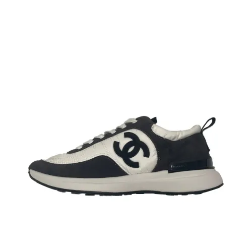 CHANEL Suede Calfskin Sneaker 'Dark Grey'