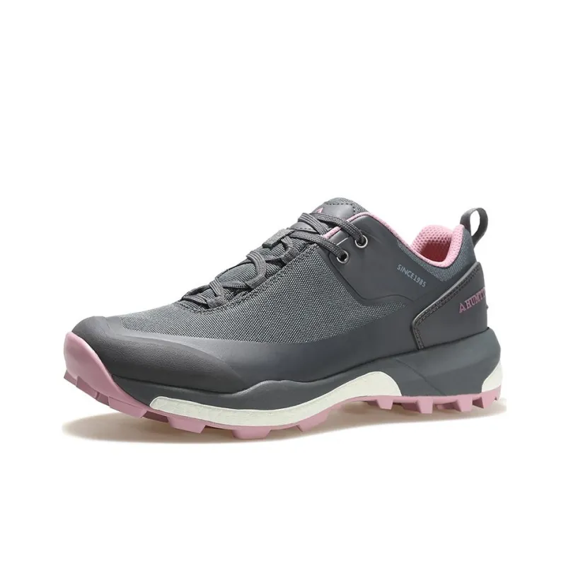 HUMTTO Lightweight Trail Running Cushioned Wear Resistant Slip Resistant Low Top Outdoor Shoes Women's Dark Gray-1