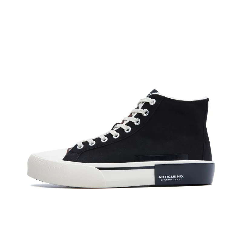 ARTICLE NO. High Top Stylish Skateboarding Shoes Unisex Black White Brown-0