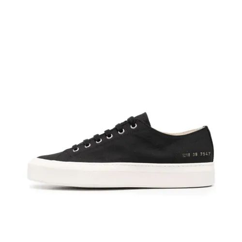 COMMON PROJECTS Canvas Shoes Men Low-Top Black