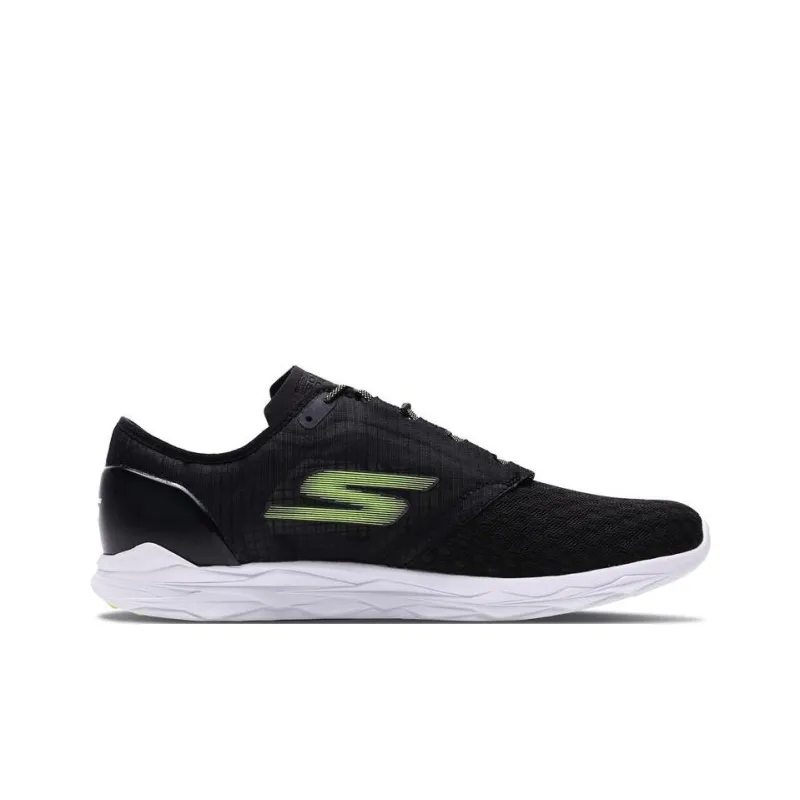Skechers Go Meb Speed 5 Cushioning Anti-Slip And Wear-Resistant Low-Top Running Shoes Black Yellow-1