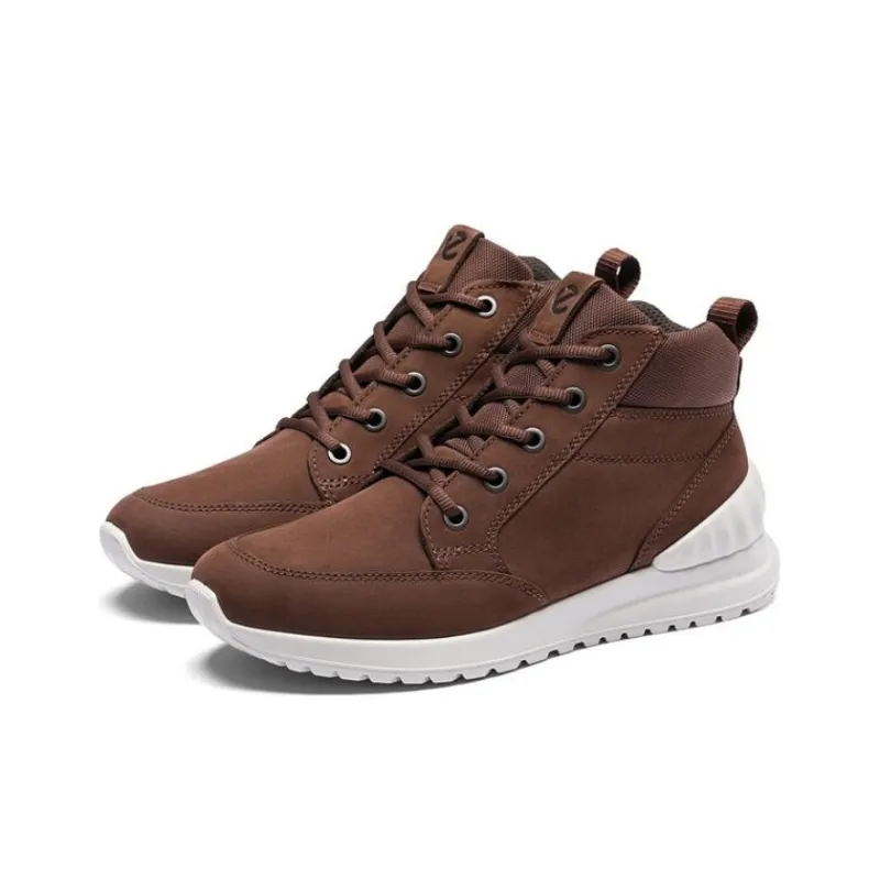 Ecco Elegant Light Collection Mid Top Chunky Sneakers Men's Terracotta-2