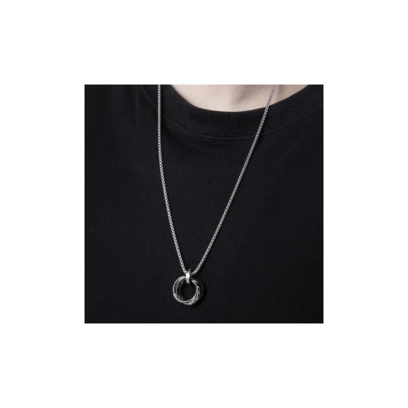 Asia Star Titanium Steel Necklaces Men's-1