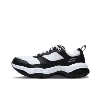 Skechers Mantra Ultra GO WALK Revolution Cushioning Wear-Resistant Rebound Low-Top Casual Shoes Women's Black White