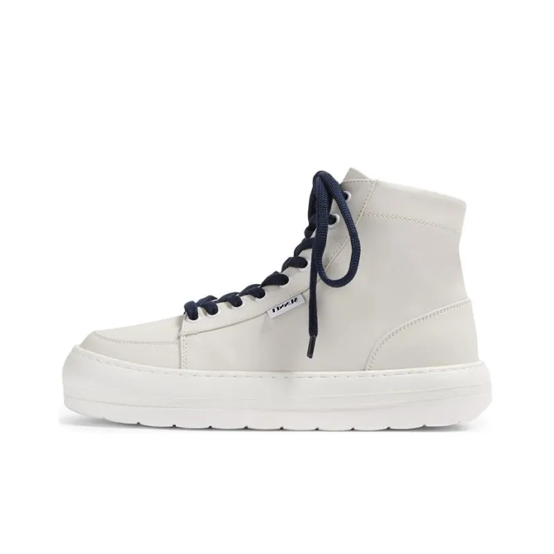 Sunnei Skateboard Shoes Unisex High-Top White-0