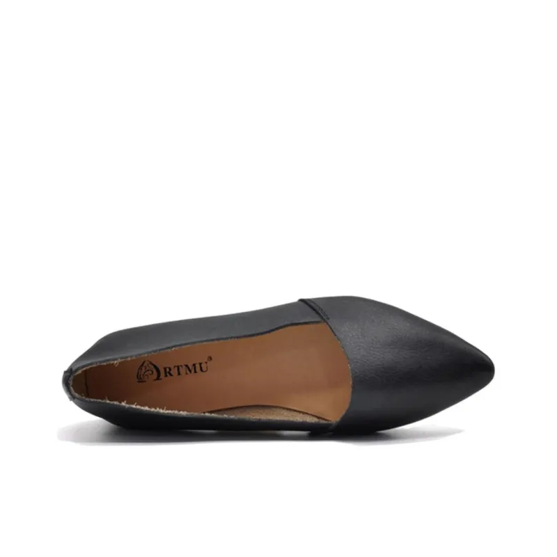 ARTMU Women's Casual Shoes Women's Low Top Black/Red/Light Apricot-1