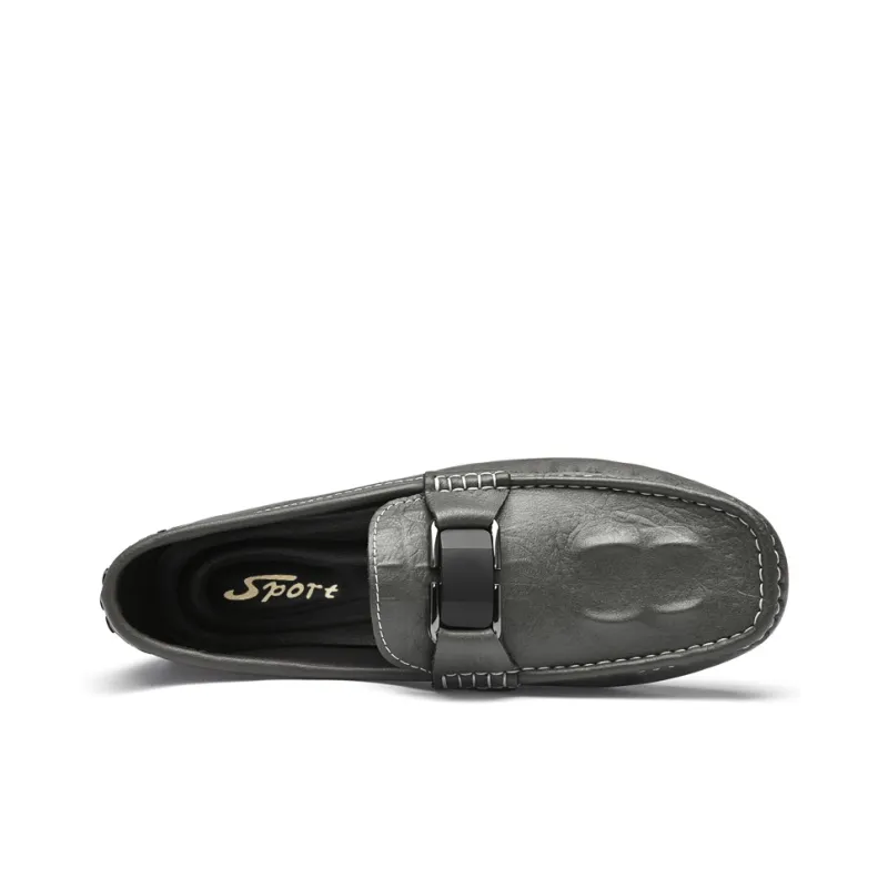 BOLE Gommino Loafers Men Black/White/Blue/Gray-29