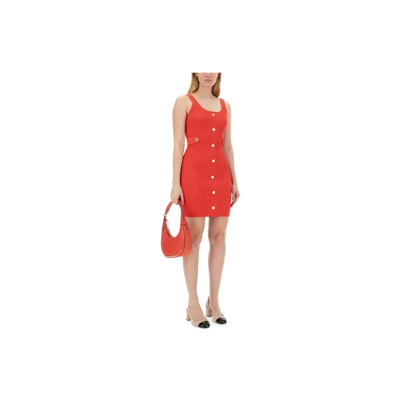 MICHAEL KORS Slip Dresses Women's Coral-2