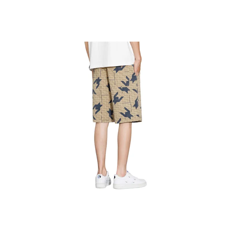 Tonlion Casual Shorts Men's Khaki-1