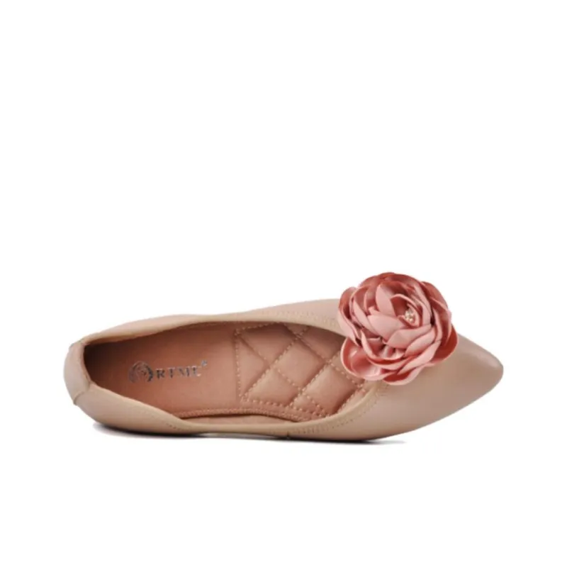 ARTMU Women's Casual Shoes Women's Low Top Black/Apricot-5