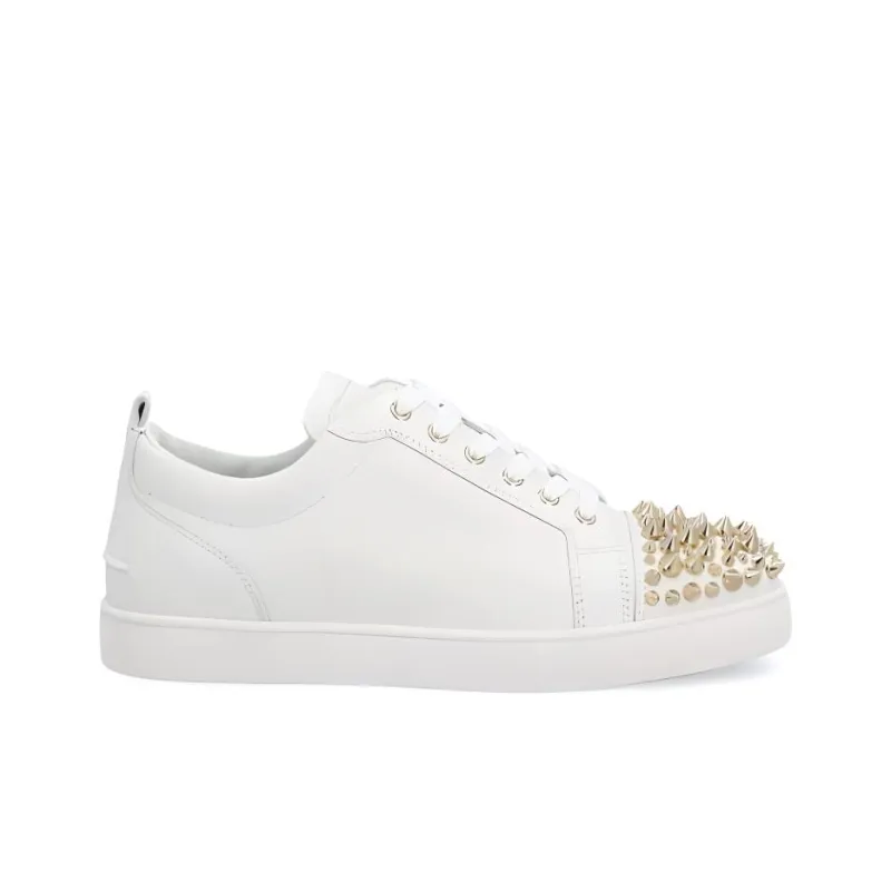 CL LUBOTING Low Top Stylish Skateboarding Shoes Men's White-1