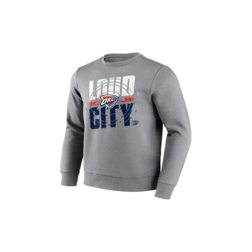 NBA Oklahoma City Thunder Sweatshirts Men Gray