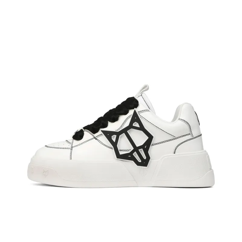 Naked Wolfe Kosa Stylish Skateboarding Shoes Men's White-0