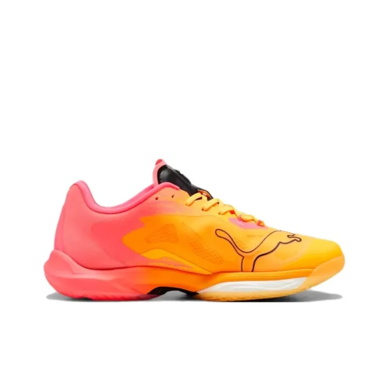 PUMA Anti Slip Wear Resistant Low Top Training Shoes Men's Yellow Red-1