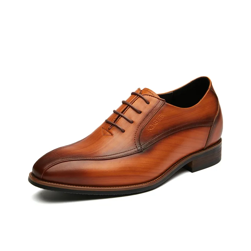 KAISER Dress Shoes Men Low Top Brown/Brown-18