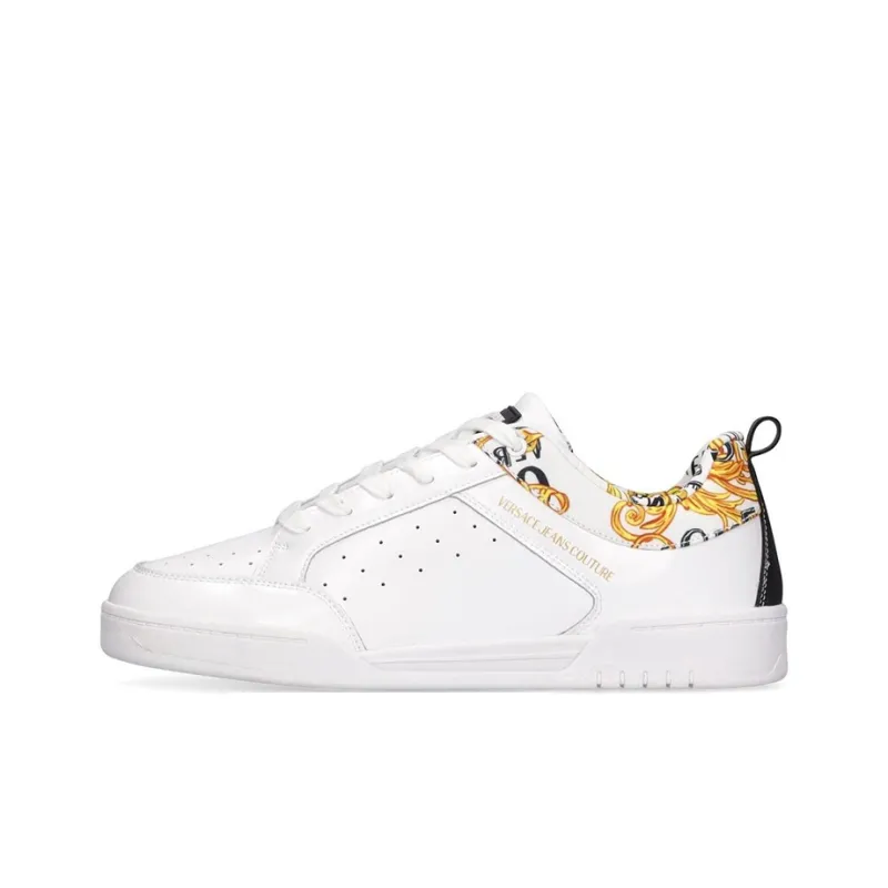 VERSACE JEANS Couture Brooklyn Patent-leather Sneakers-0