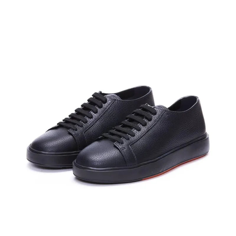 Santoni Leather Low top Sneakers-2