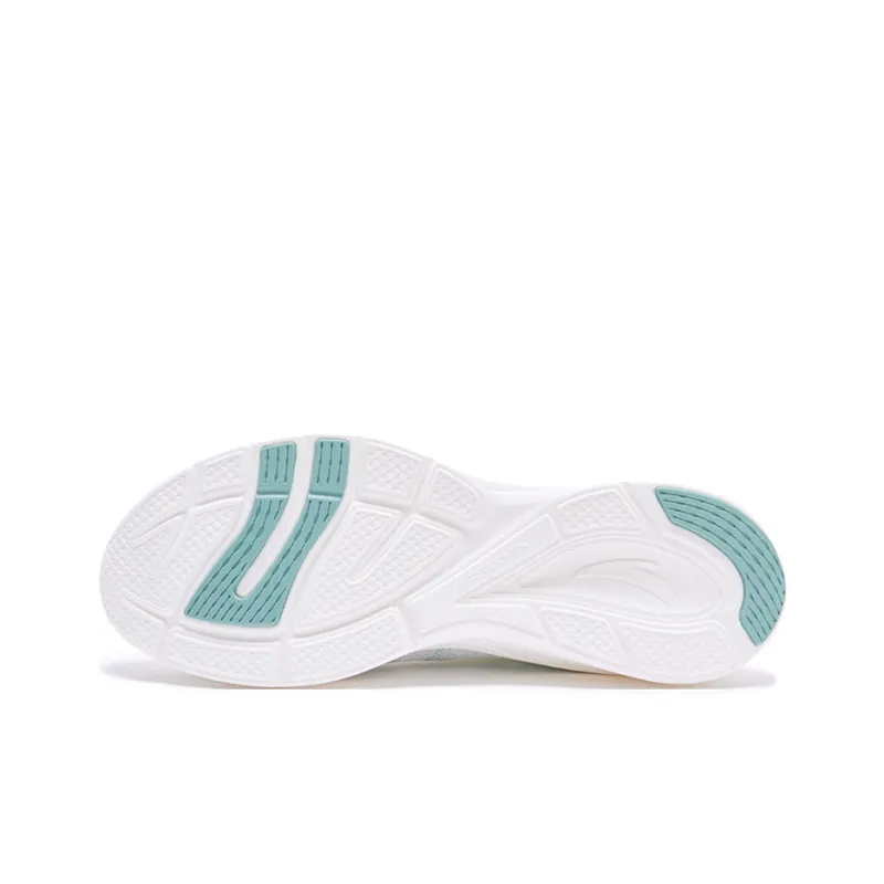 Anta Cushioning Anti-Slip And Wear-Resistant Breathable Rebound Low-Top Running Shoes Men's White Green-5