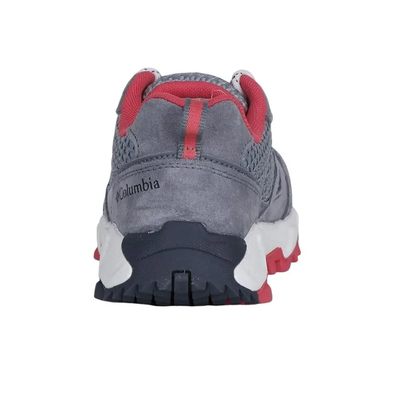 Columbia Anti Slip Wear Resistant Low Top Outdoor Shoes Women's Gray Pink-4