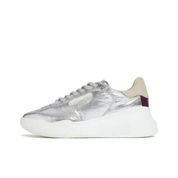Stella McCartney Slip-Resistant Low-Top Sports Casual Shoes Women's Silver