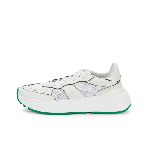 Bottega Veneta Low Top Casual Shoes Men's White Green