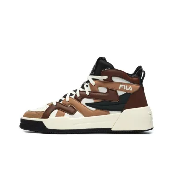 FILA Salto F Mid Top Skateboard Shoes Men's Brown