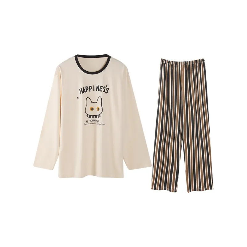 Kerener Pajama Set Men's Apricot-0