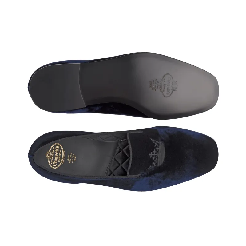CHURCH'S Sovereign 2 Velvet Crown Loafers-4