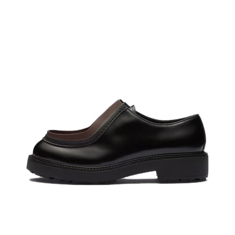 trends clark patent leather loafers POIZON