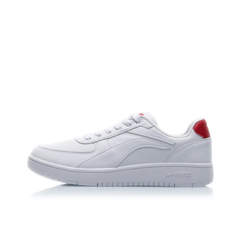 LiNing Low Top Skateboard Shoes Men's Vermilion-0