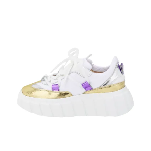 AGL Lifestyle Shoes Women's Low-Top White Gold