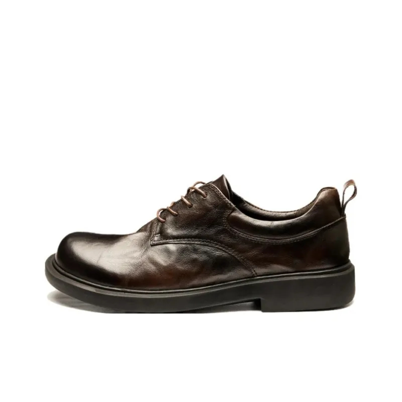 Brounvanm Men's Casual Shoes Men Low Top Coffee/Black-9