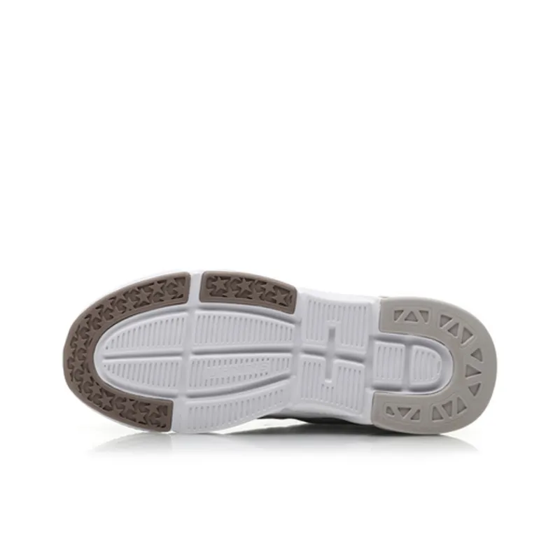 LiNing Non slip Lightweight Low Top Casual Shoes Men's Silver Fish Gray-4