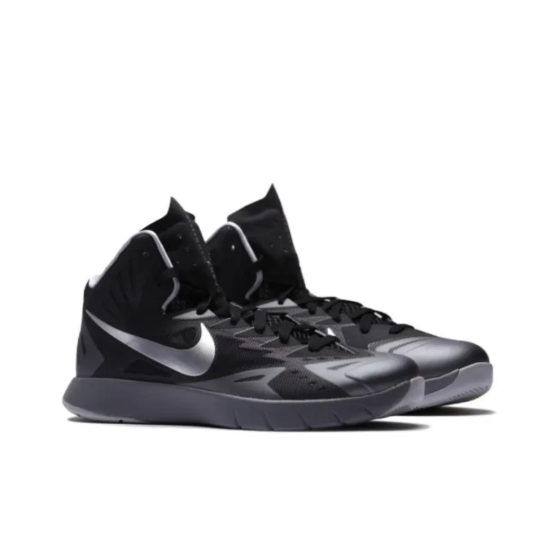 Nike Lunar Hyperquickness Slip Resistant Low Top Basketball Shoes Men's Black-2