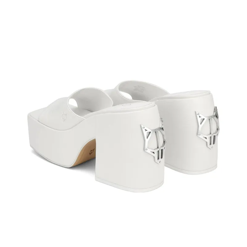 Naked Wolfe Fancy Slip-Resistant Slide Slippers Women's White-2