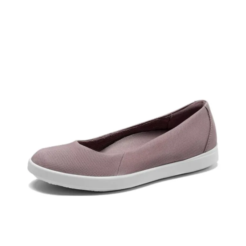 Ecco Slip-on Flat Shoes Women's Wood Pink-1