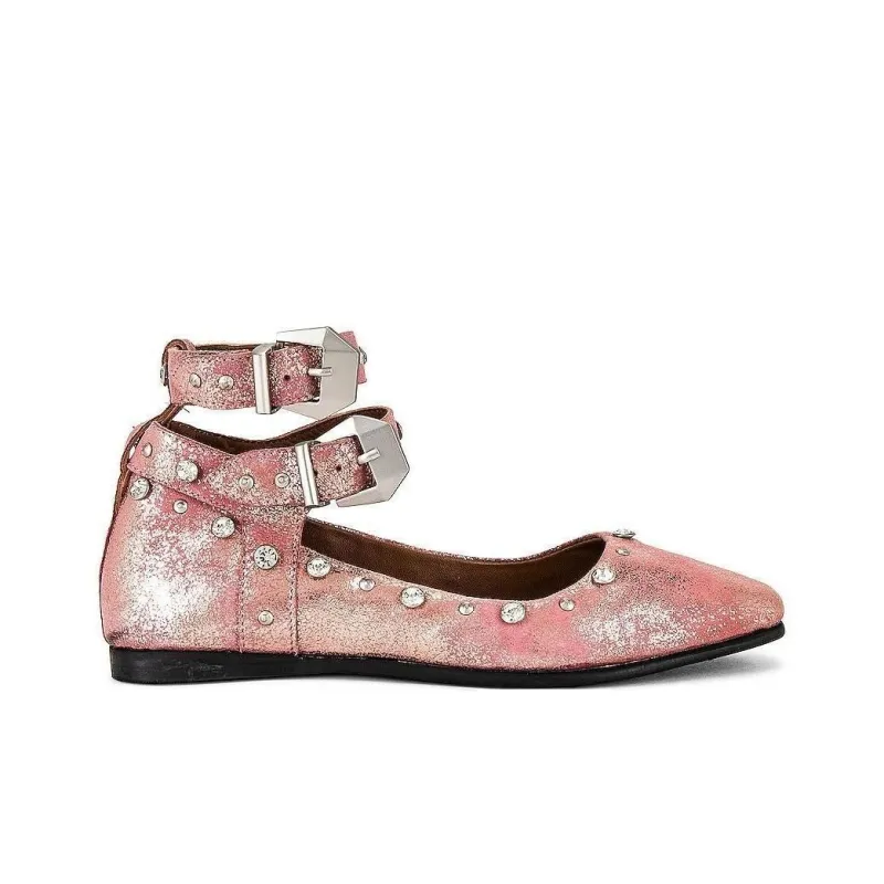 FREE PEOPLE Casual Single Shoes Women's Pink-1