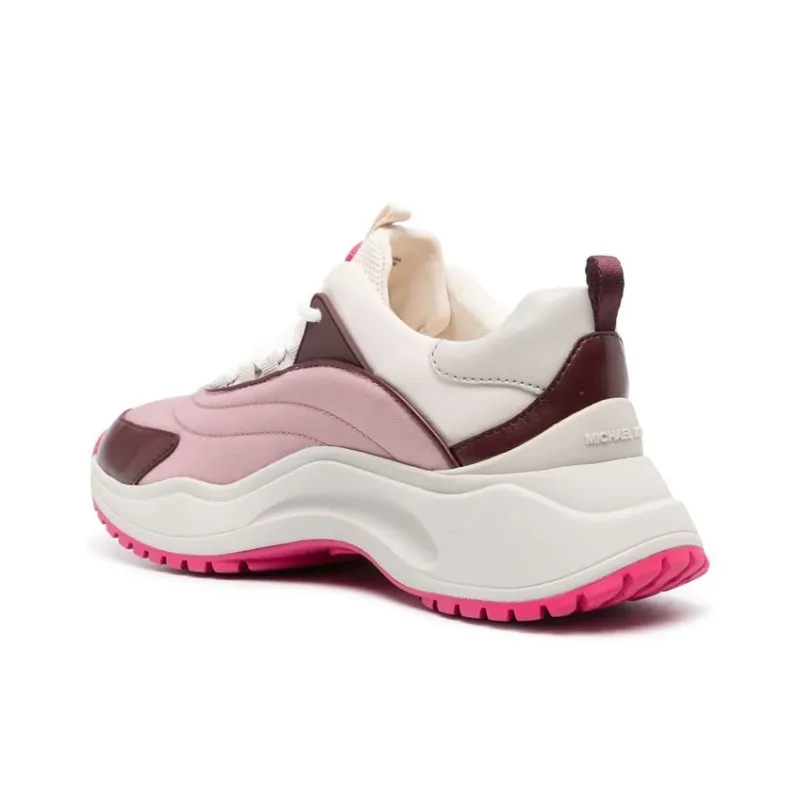 MICHAEL KORS Wear-Resistant Low-Top Casual Shoes Women's Pink White Red-4