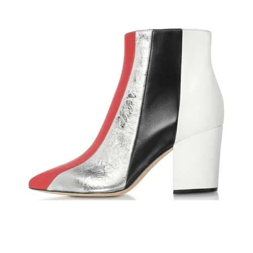 SERGIO ROSSI Ankle Boots Women's Silver